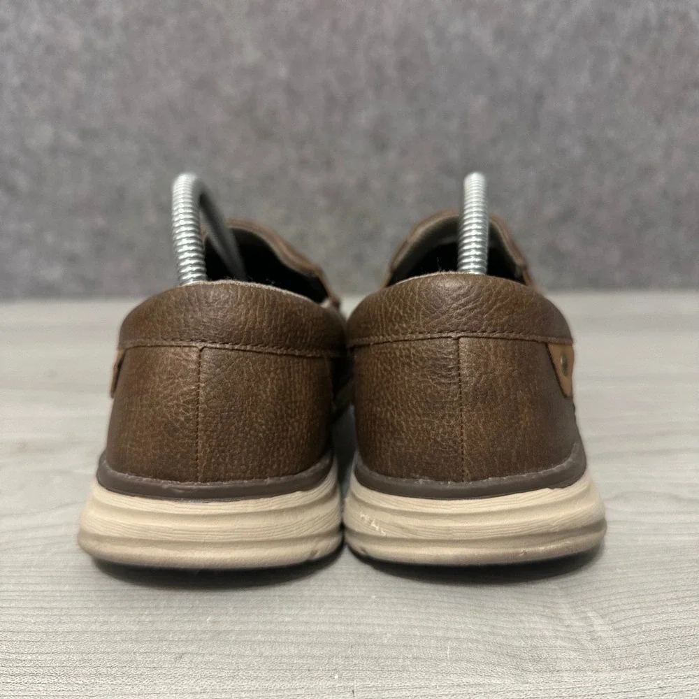 Sonoma Goods For Life Morris Men 8.5 Brown Slip On Boat Shoes Ortholite‎ Eco